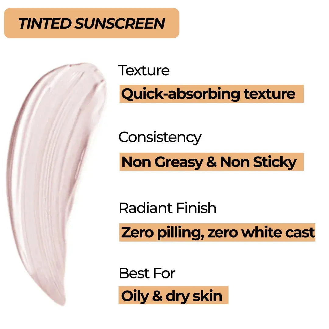 SPF Forte | Tinted Sunscreen | SPF 60 PA+++| 50gm GG Organics