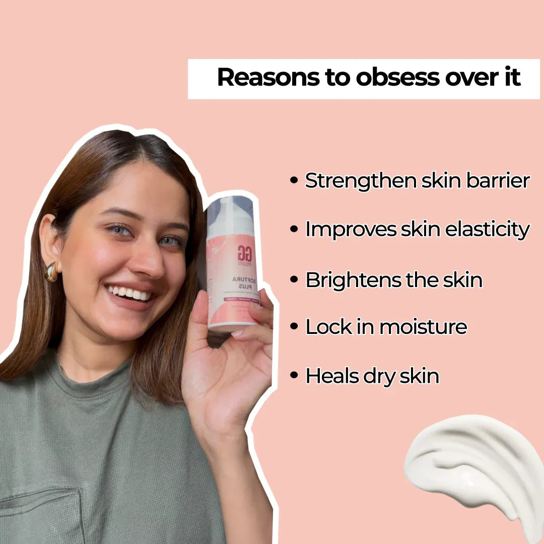 Softura Plus Moisturizer Intense Hydration For 24 Hours 100gm GG Organics