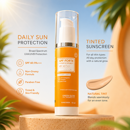 SPF Forte | Tinted Sunscreen | SPF 60 PA+++| 50gm