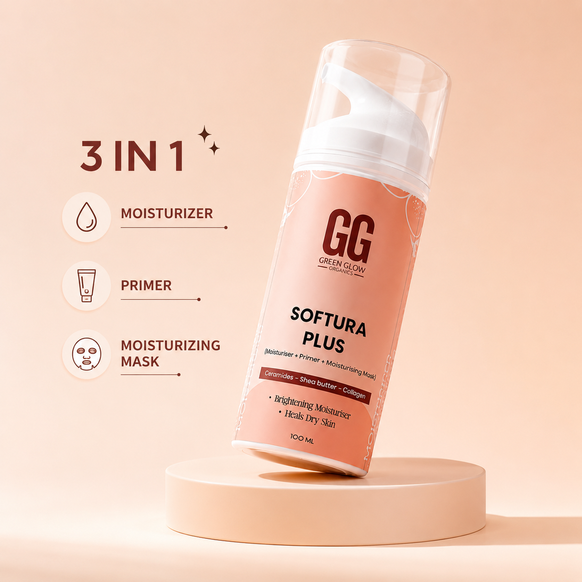Softura Plus Moisturizer Intense Hydration For 24 Hours 100gm