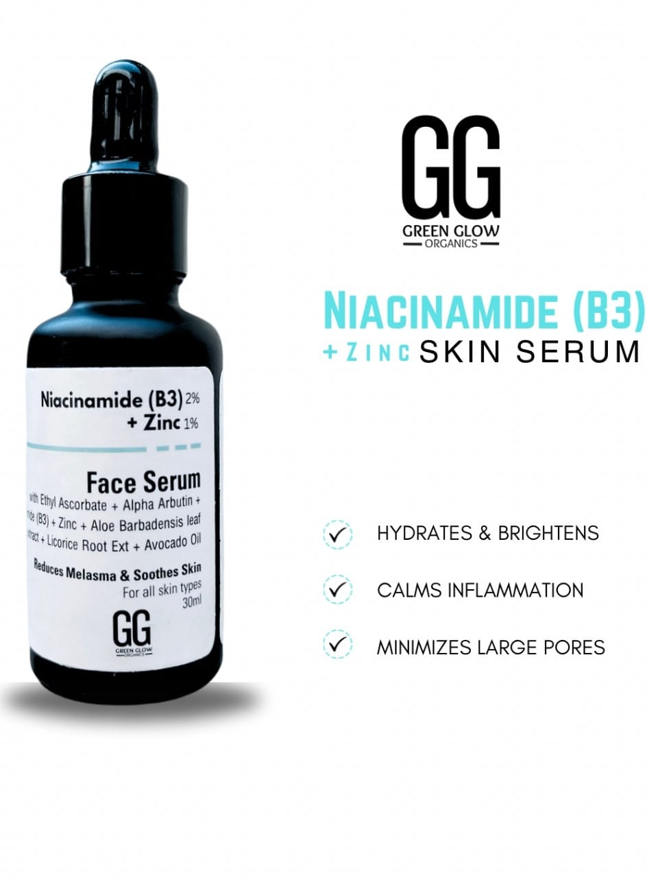 Niacinamide (B3) 2% + Zinc 1% Serum