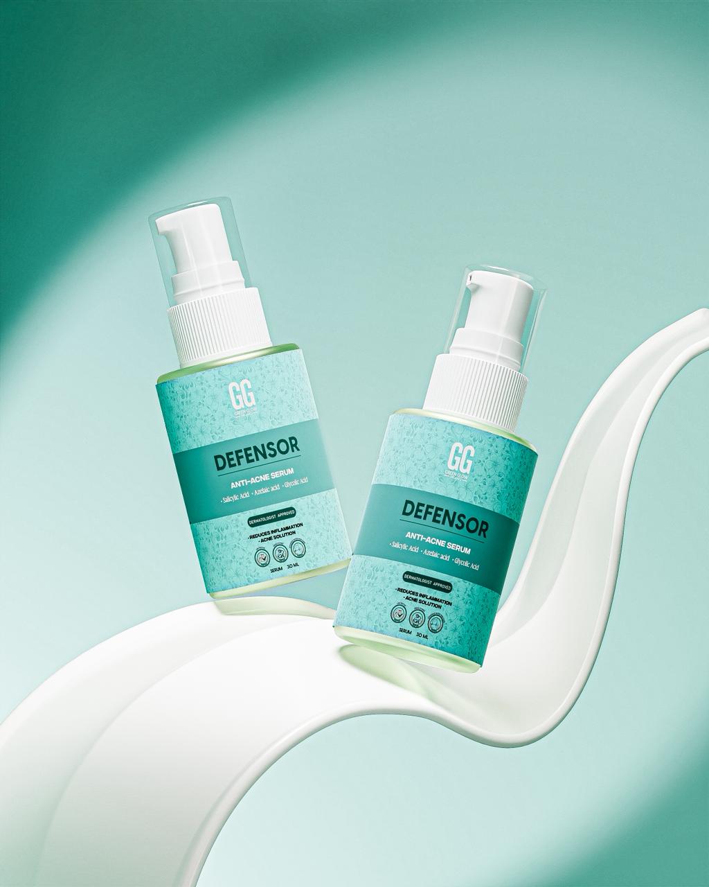 Defensor | Acne Treatment Serum | Salicylic Acid - Azelaic Acid & Glycolic Acid | 30ml