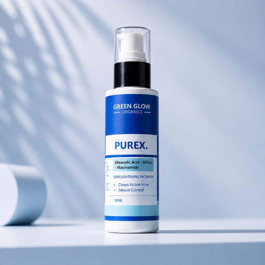 Purex Brightening Face Wash | For Dry & Acne  Prone Skin | 120ml