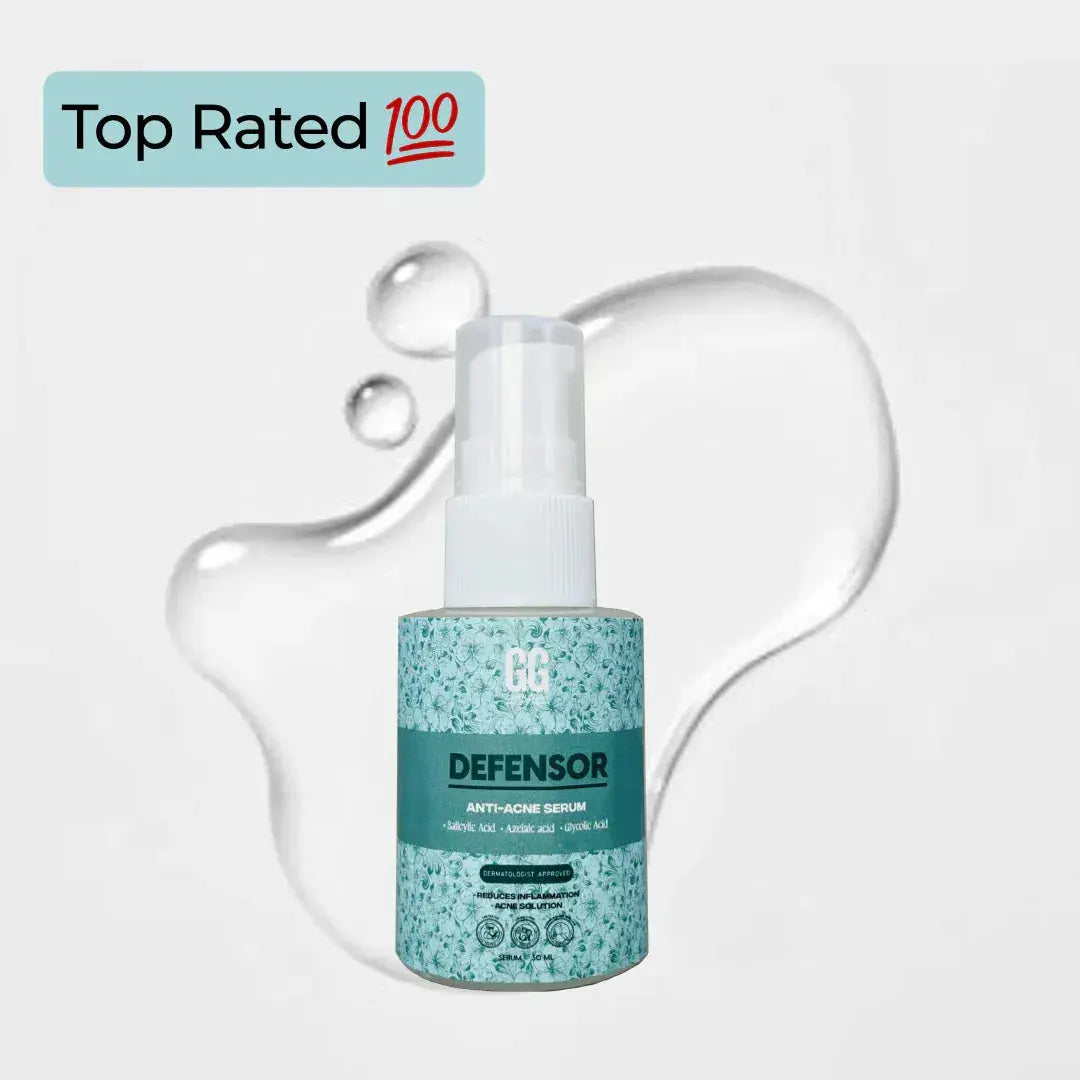 Defensor | Acne Treatment Serum | Salicylic Acid - Azelaic Acid & Glycolic Acid | 30ml GG Organics