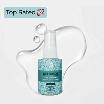 Defensor | Acne Treatment Serum | Salicylic Acid - Azelaic Acid & Glycolic Acid | 30ml GG Organics