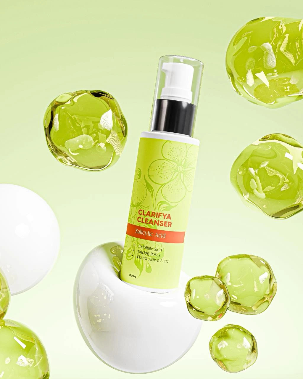 Clarifya Cleanser | Exfoliating & Clears Active Acne Gel | Salicylic Acid | 120ml